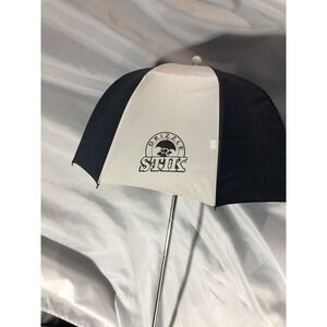 Drizzle Stick Golf Umbrella Navy Blue/ White